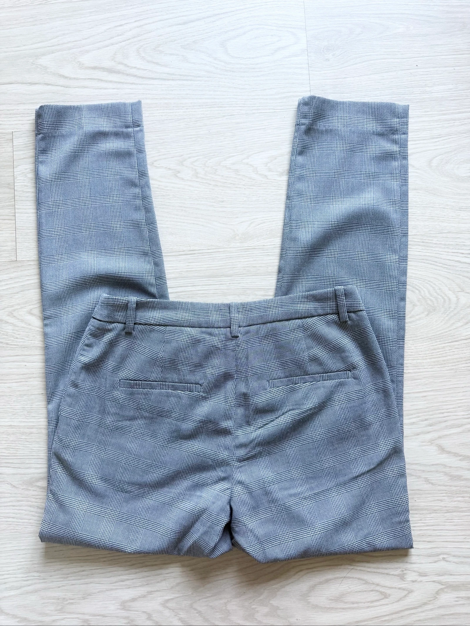 Calça xadrez cinza H&M tamanho 36 P – photo 4
